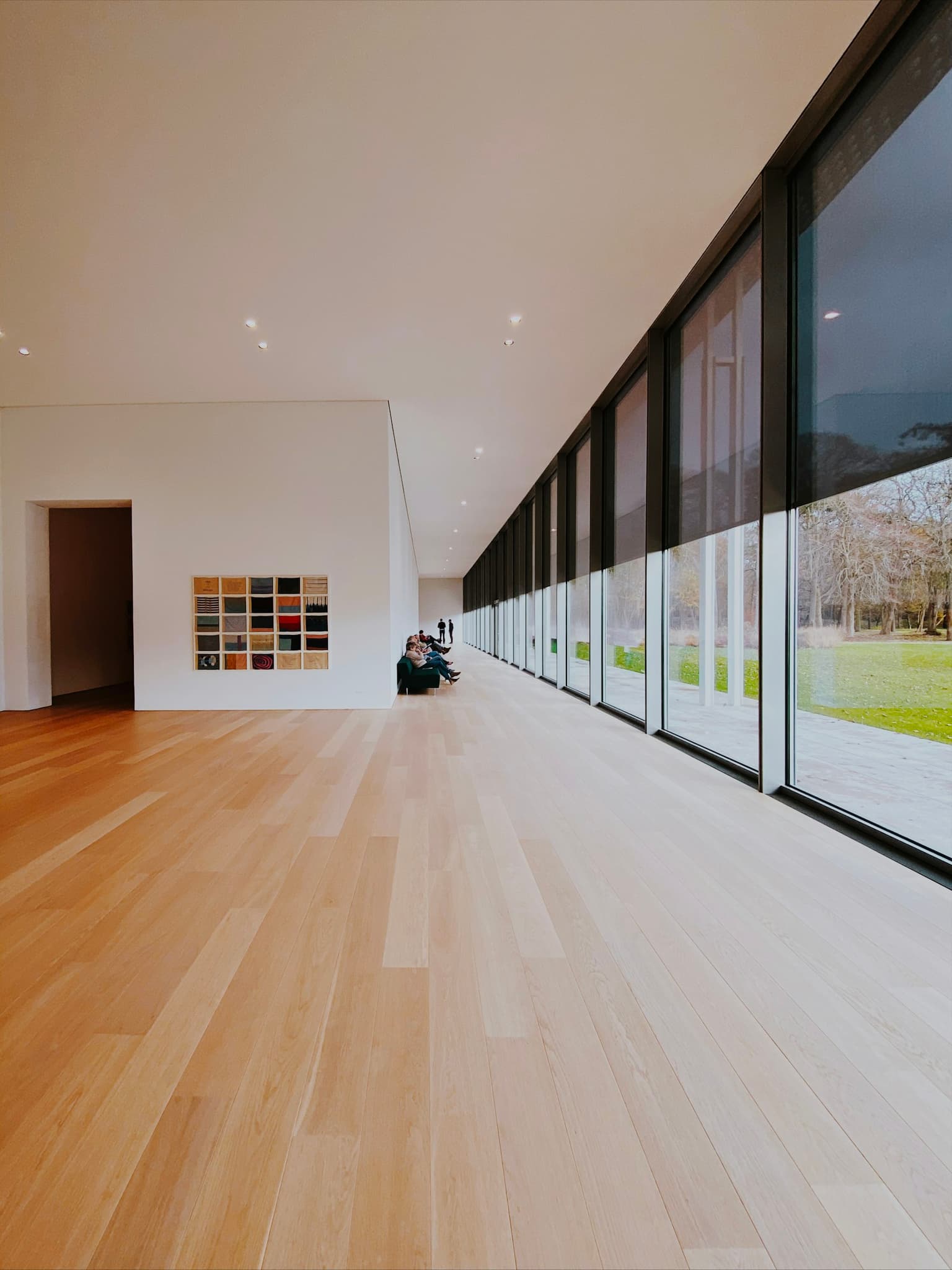 Clean commercial flooring surface